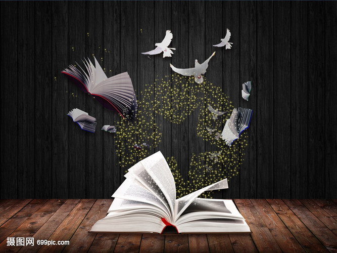 飞舞的书本 书籍在舞台上的生命力
